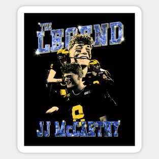 the legend of jj mccarthy Sticker